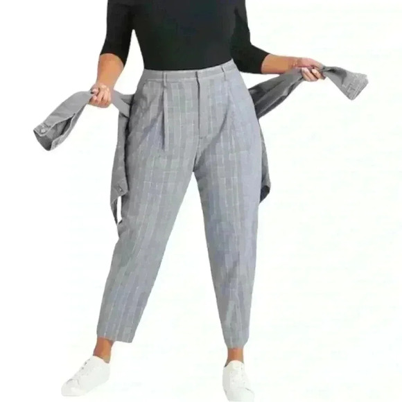 Banana Republic Pants - Banana Republic Women’s High Rise Tapered Plaid Pants
